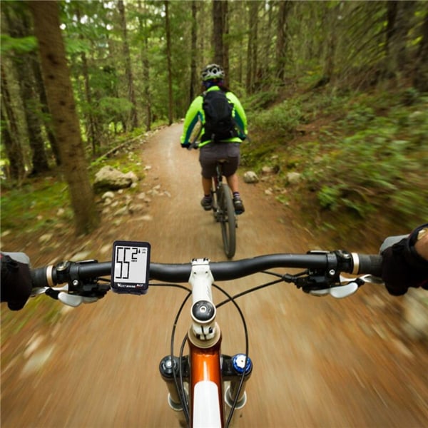 Trådlös cykelcomputer, stor digital cykelcomputer, cykeldator, hastighetsmätare