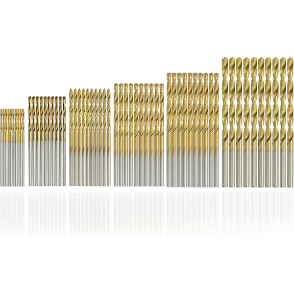 60 st Twist Bits Micro Bits Metall HSS Bits Set Verktyg Titan Bits