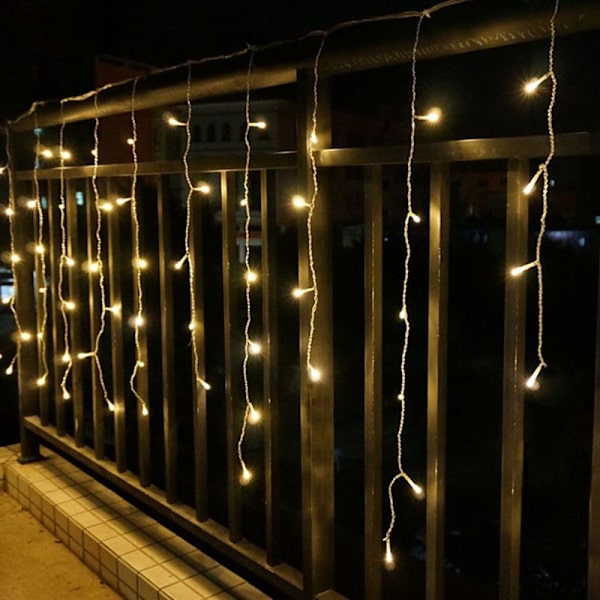Jule LED gardin istap dryp lys 220V LED fest