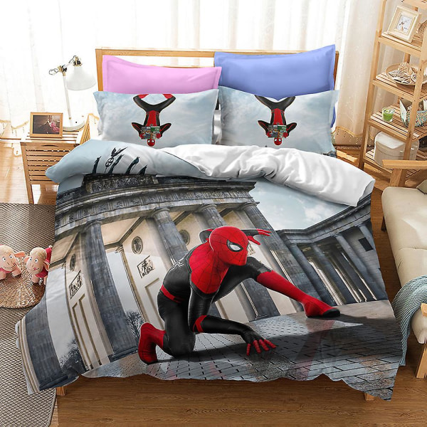 Bp10362# Sengetøysett Spider-Man-kolleksjon Størrelse Tredelt Dyne