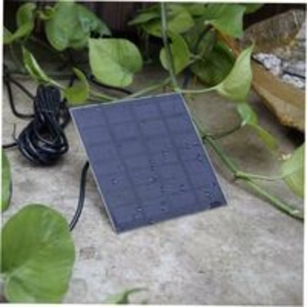 Solpump, Solfontän, Solcellsvattenpump, Solpanel Vattenpump Kit, Utomhus Nedsänkbar Vattenpump, Dammpump för Fågelbad