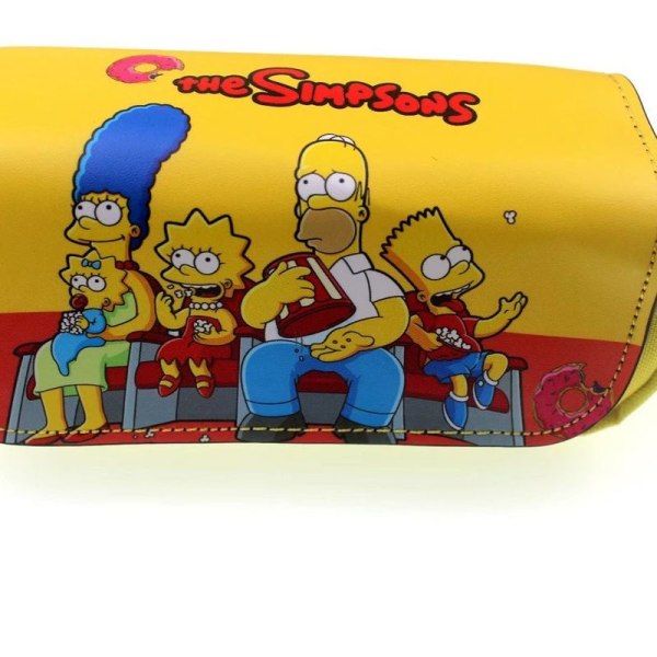 Case Homer Flip Penaali Marge Bart Lisa Pen Box case