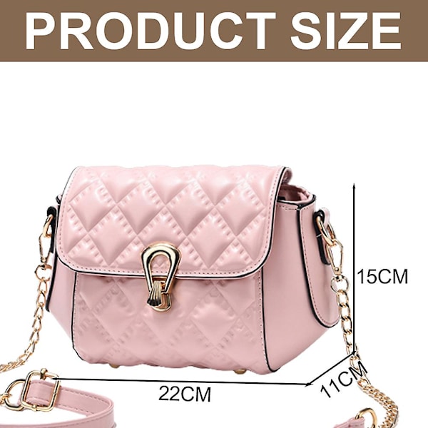 Egnet for kvinner å gå på jobb for dating. Stor kapasitet skulder veske Pu crossbody veske