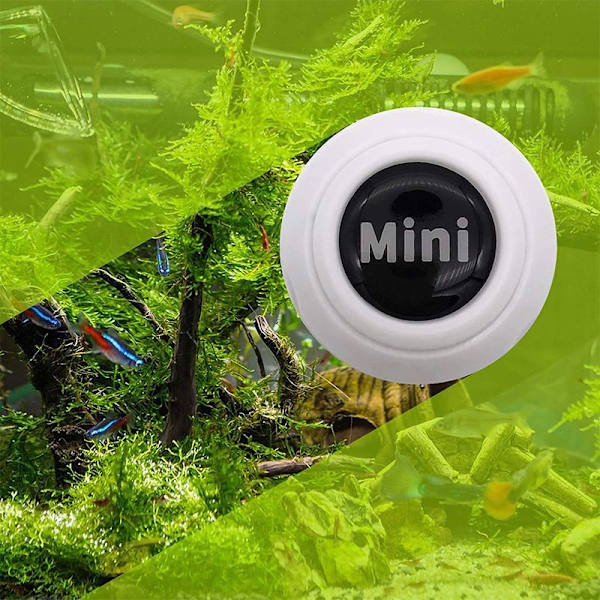 Akvarie Magnetbørste Akvarie Rengøringsmiddel Mini Bærbar Hvid