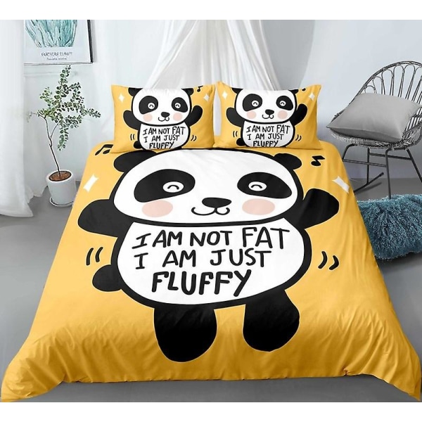 Xm-4# 3D Panda Animal Cute Kit Cover Kolmiosainen Set Set Set