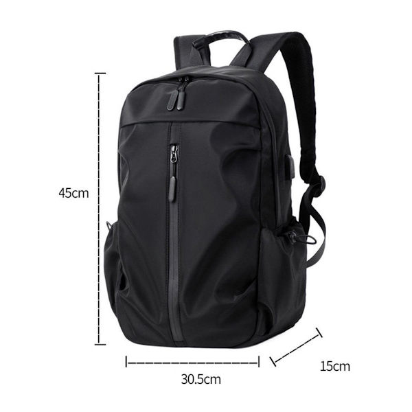 Laptop ryggsäck stor laptop ryggsäck 14 tum laptop väska med USB laddningsport