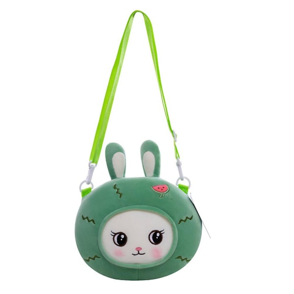 1 stk kaninform plys-legetøj skuldertaske gavepose Trendy taske (tilfældig farve)