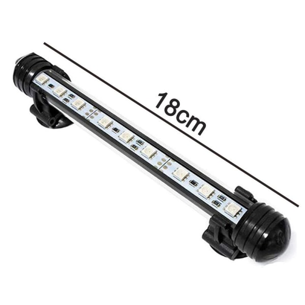 LED-akvariebelysning, akvariedykkerlys med timer, 18CM