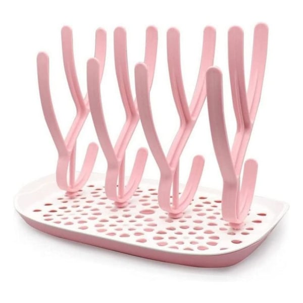 Tørrestativ til babyflasker | Drikkekopper til småbørn, Børneservice Pink