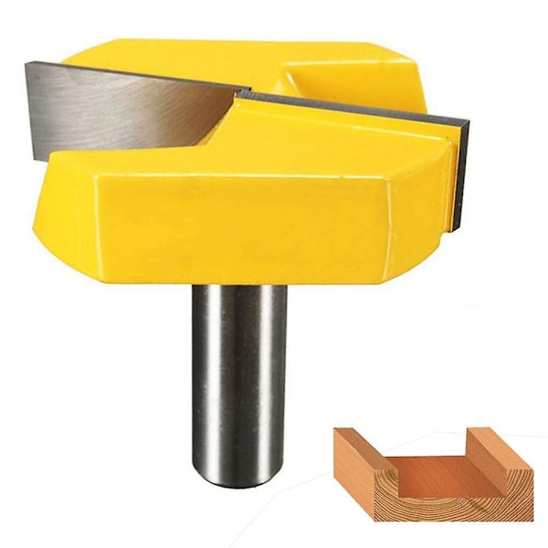 1/2 skaft 5,8 cm diameter volframkarbid dubbelflöjtsfräs träbearbetning borr