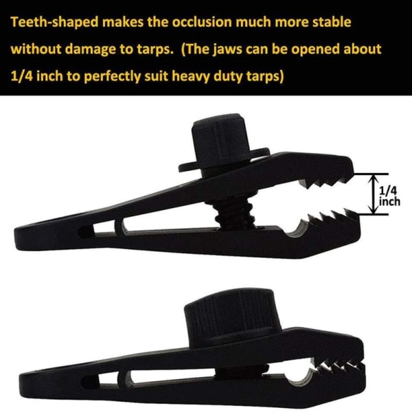 Klämma Tält Presenningar, Presenning Klämma Tält, Presenning Klämmor Heavy Duty, Tältklämma Set,