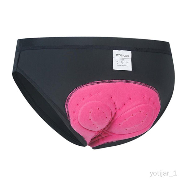 Sykkelundertøy for kvinner 3D polstret sykkelshorts landeveissykkelshorts MTB sykkelshorts S svart