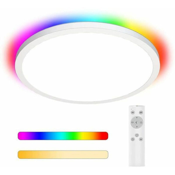 Himmennettävä LED-kattovalaisin 24W 2200LM Pyöreä kattovalaisin kaukosäätimellä säädettävä