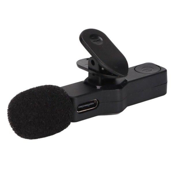 Trådløs lavalier-mikrofon, plug and play, genopladelig