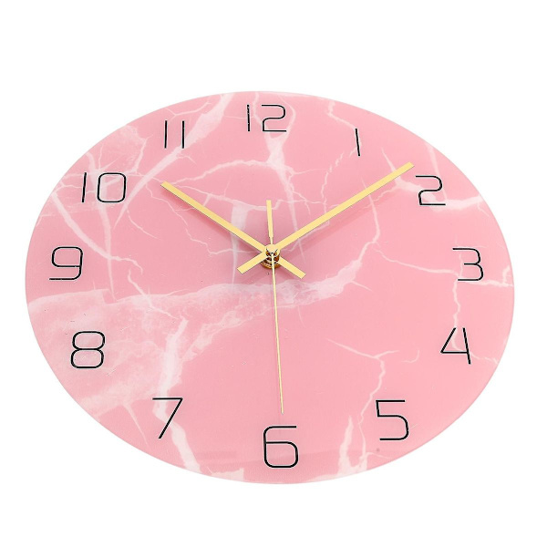 Tavs vægur i dæmpet pink: innovativt og dekorativt look
