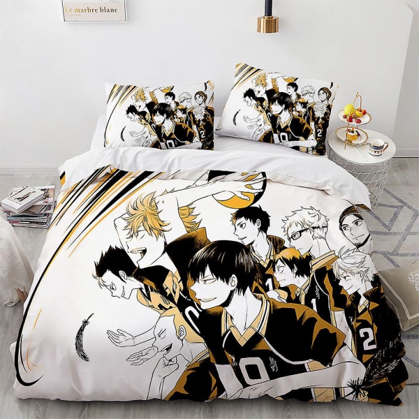 Pq-26# Series of Sports Volleyball Junior 3d Digital Printing Quilt Cover Set of Three Sets of Four Sets