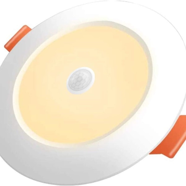 LED-innfelt spotlight, LED-innfelt spotlight, 12W, varm hvit, 3000K, menneskekropp,
