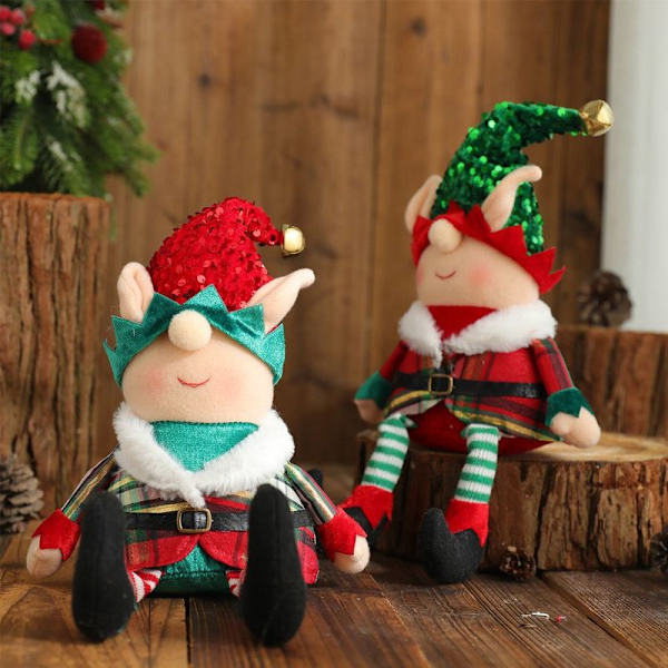 Nisse julebamser, nisse julelegetøj til drenge og piger