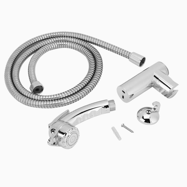Håndholdt bidet-toiletspray i rustfrit stål, stofble