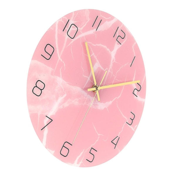 Tavs vægur i dæmpet pink: innovativt og dekorativt look