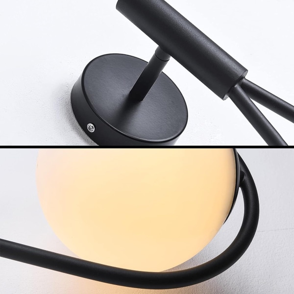 Sfærisk design LED vegglampe - Moderne og elegant atmosfære i hjemmet ditt!