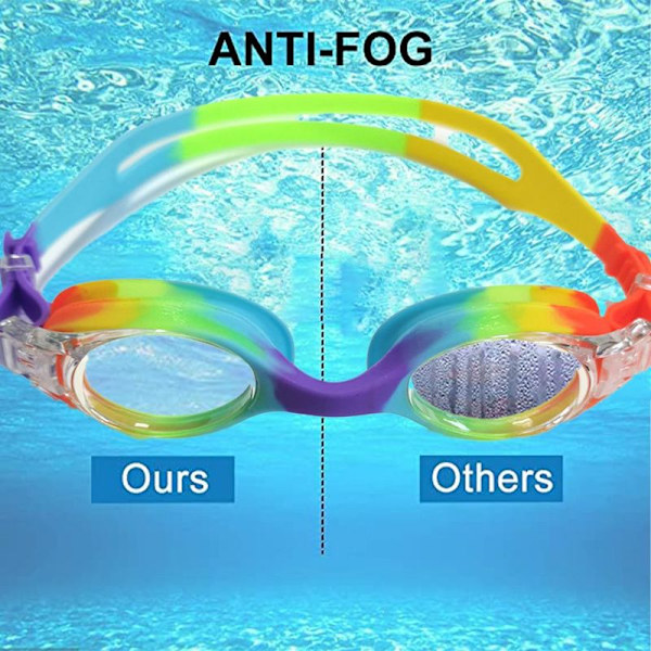 Børns svømmebriller, anti-dug, 100% UV-beskyttelse, til Form8
