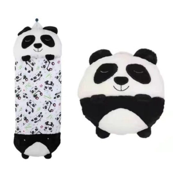 Stor sovepose for barn, myk og varm pute, enhjørning leketøygave, flere valg Panda model Small size length 135cm