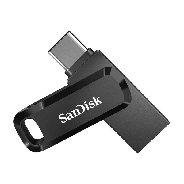 SanDisk Ultra Dual Drive Go 128 GB för USB Type-C och USB 3.1 Svart