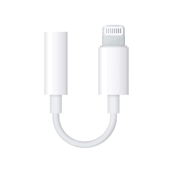 Apple Lightning till 3.5 mm-Adapter för Hörlurar white 0.025