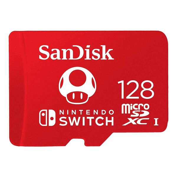 SanDisk Nintendo Switch 128 GB MicroSDXC minneskort Röd 10.92 mm