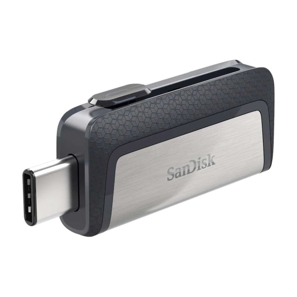 SanDisk Ultra Dual Drive 16 GB för USB Type-C och USB 3.1 Silver