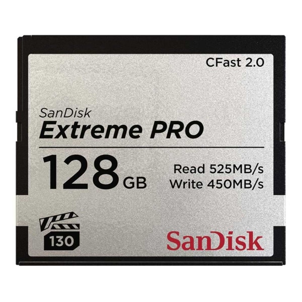 SanDisk Extreme Pro CFast 2.0 minneskort 128 GB Silver 0.355 96d4 | Silver  | 0.355 | Fyndiq
