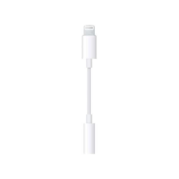 Apple Lightning till 3.5 mm-Adapter för Hörlurar white 0.025