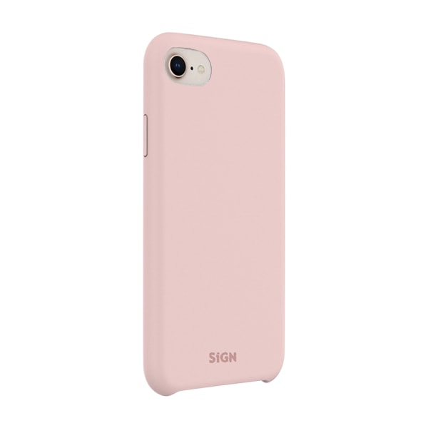 SiGN Liquid Silicone Case for iPhone 7 & 8/SE 20 - Pink Rosa