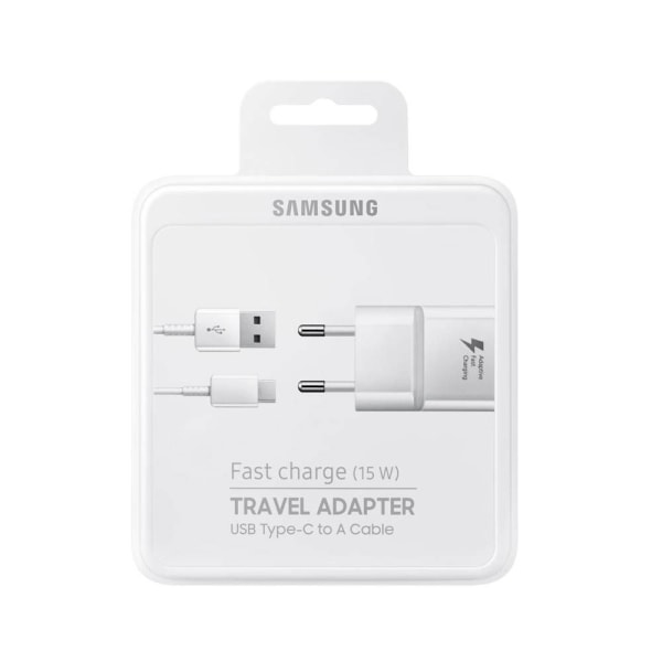 Samsung Snabbladdare USB C 15 W EP-TA20 Vit white