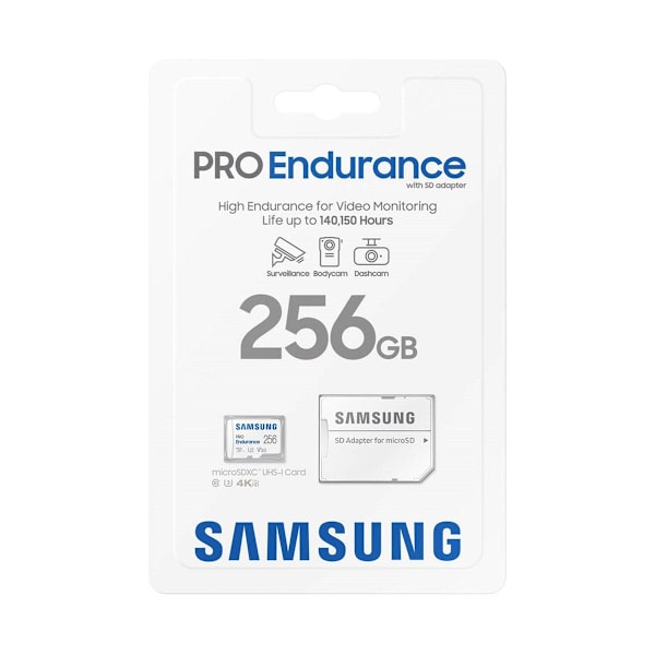 Samsung Pro Endurance 256GB microSDXC 100MB/s muistikortti 455f | 50 |  Fyndiq