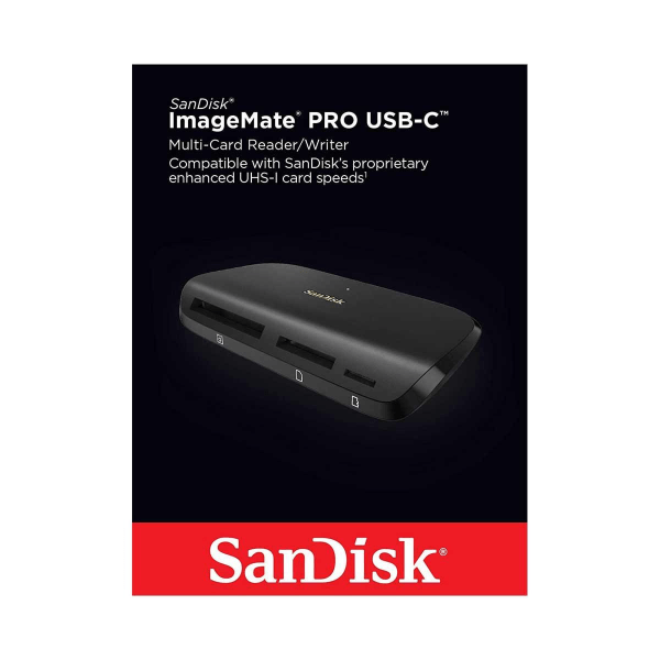 SanDisk ImageMate PRO Type C Kortläsare black 1.828