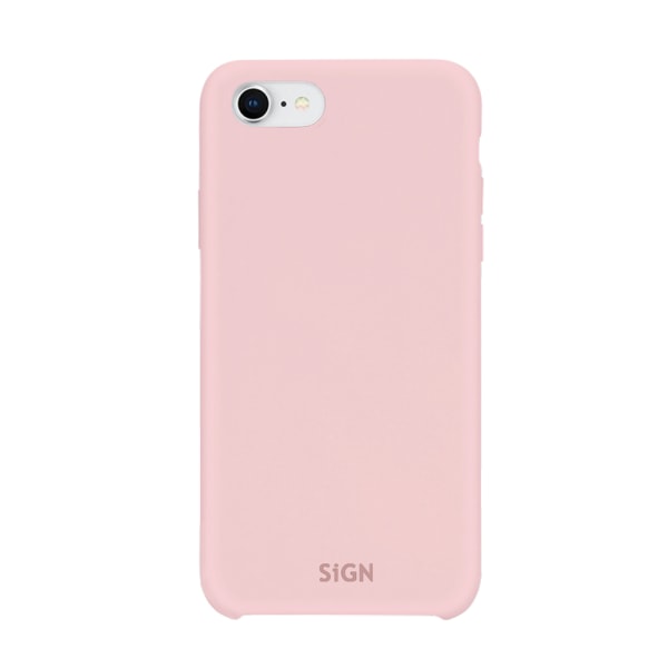 SiGN Liquid Silicone Case for iPhone 7 & 8/SE 20 - Pink Rosa