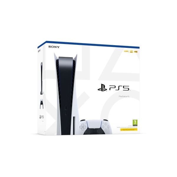 Sony PlayStation 5 (PS5) Disc Edition white 10.4 cm