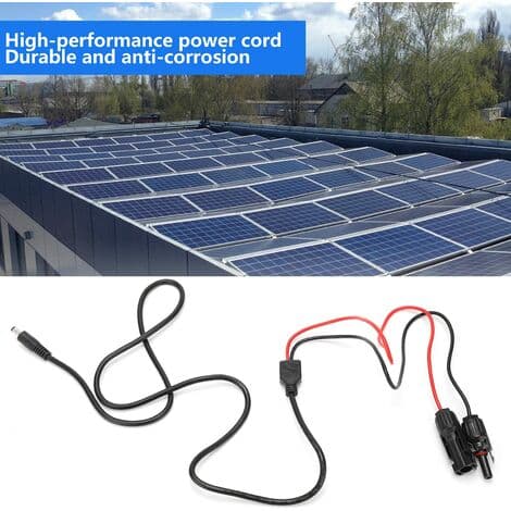 DC5521 Solarladdningskabel Strömkabel Solcellskabel för elektriska enheter