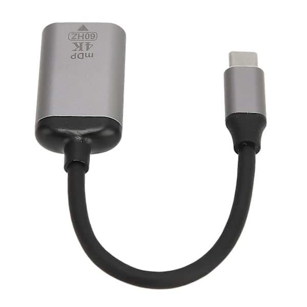 USB-C til DisplayPort Adapter 4K 60Hz Aluminiumlegering Plug and Play USB-C til Mini DP Adapter til Laptop Telefon Tablet