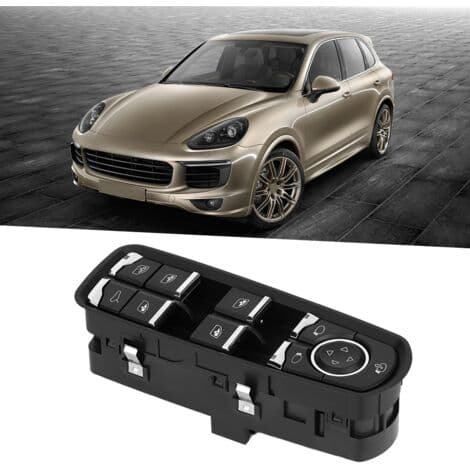 Erstatningstilbehør til hovedafbryderen til elruder, egnet til Porsche Cayenne 7PP959858R