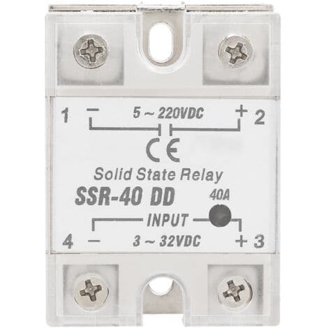 SSR-40 DD 40A 5-220VDC Solid State Relæ til industrielle automatiseringsprocesser