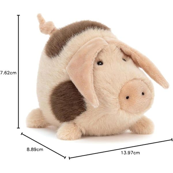Jellycat Old Spot Higgledy Piggledy Gris Samleobjekt Plysjpynt