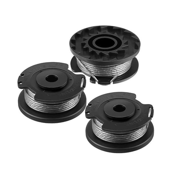 Pakke med 4 spoler med trimmertråd for Bosch Easygrasscut 23, 26, 18, 18-230 gresstrimmere