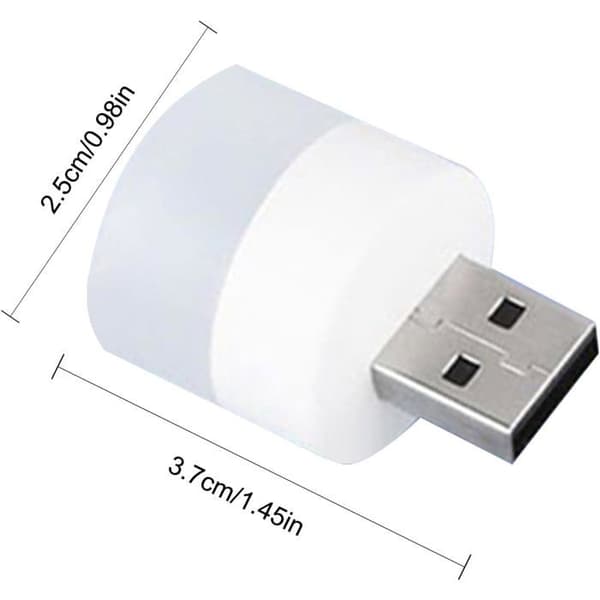 Plug and Play USB-natlampe, langtidsholdbare 1W pærer, natlæselamper | Bærbar campinglampe