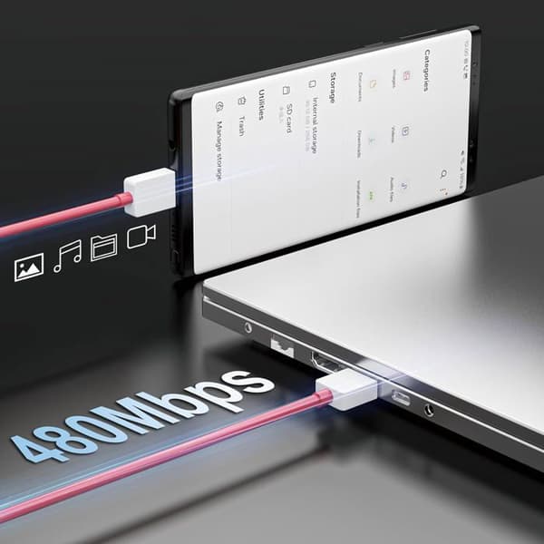 100W SUPERVOOC Hurtigoplader til Oneplus og 8A USB C Kabel 2m til OnePlus 13/12R/11, USB C Strømadapter til OnePlus