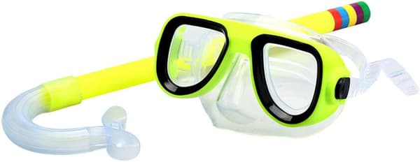 Snorkelset för barn, dykmask, simglasögon, torr snorkel, giftfri dykutrustning, 3-8 år