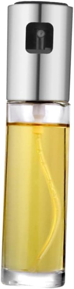 Glasskaraffel for olje og eddik – 100 ml sølv Silver