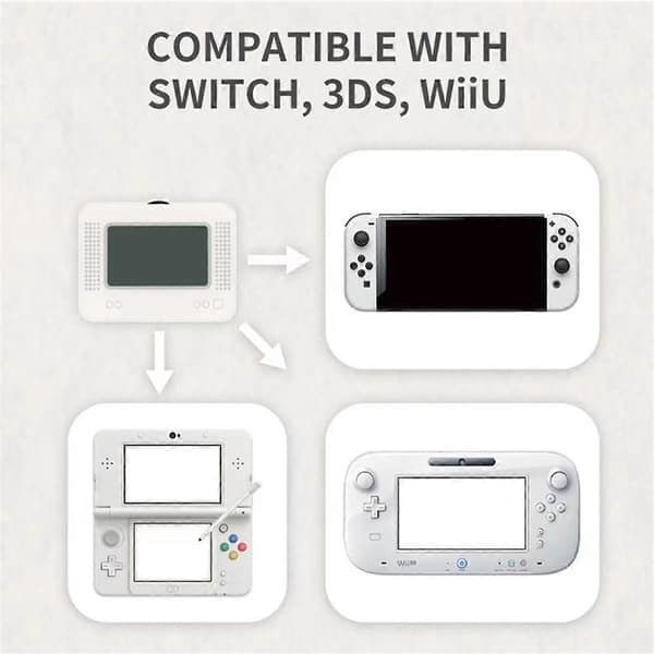 Til Amiibo Smart Simulator NFC Pixl Infinite Card Swipe Character Induction Burner Legetøj til Switch N Hvid